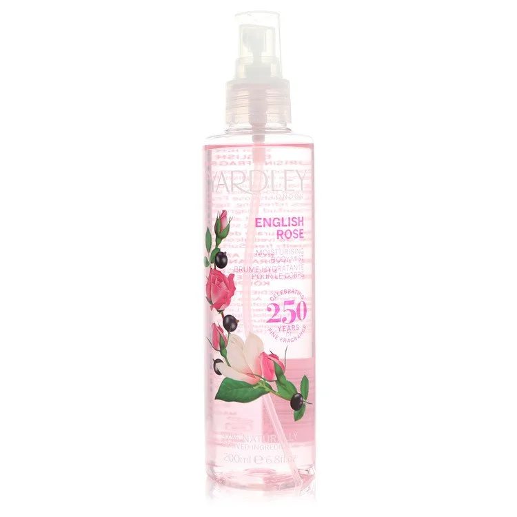 Yardley English Rose Fragrance by Yardley BODY MIST 6.7 OZ for WOMEN