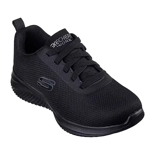 Skechers Ultra Flex 3.0 Jinie Womens Round Closed Toe Work Shoes, 10 Wide, Black