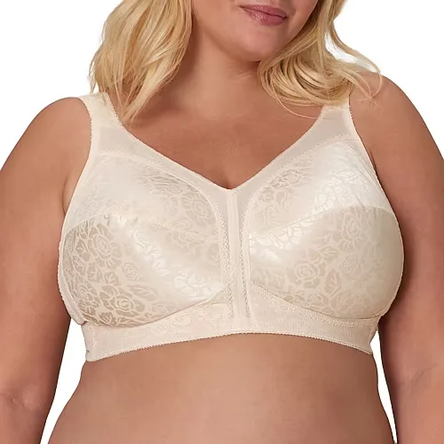 Playtex 18 Hour Ultimate Shoulder Comfort Full Coverage Wireless Full Coverage Bra 4693, C, Beige
