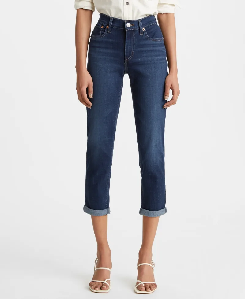 Levi's Women's Relaxed Boyfriend Tapered-Leg Jeans - Cobalt Layer