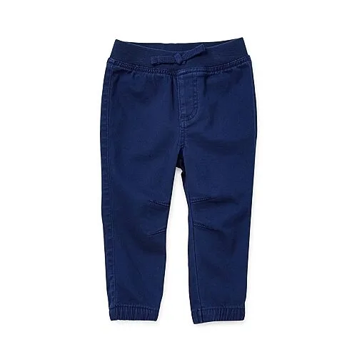 Okie Dokie Baby Boys Tapered Regular Fit Pull-On Pant, 18 Months, Blue