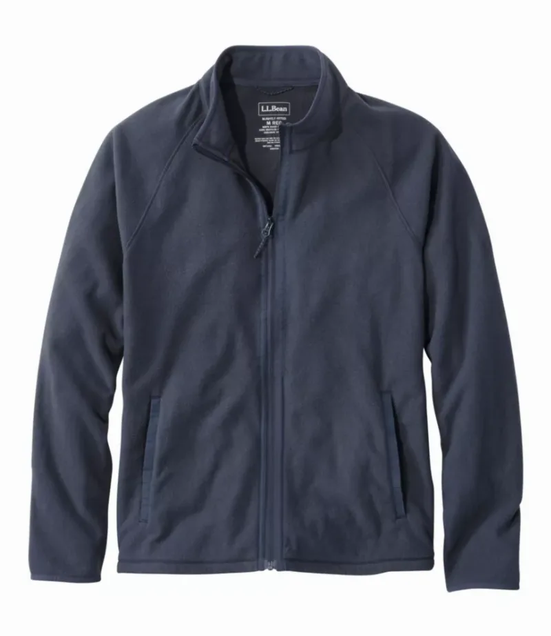L.L.Bean Men's Access Fleece Jacket, Full-Zip Carbon Navy XXXL, Synthetic Polyester L. L.Bean