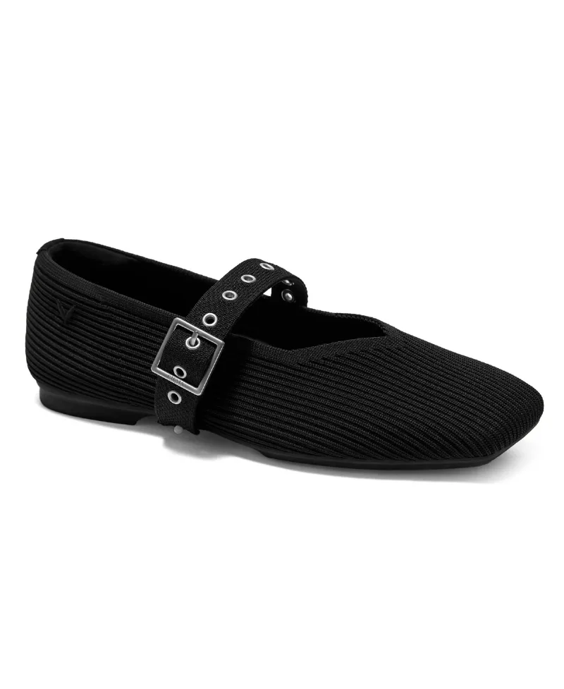 Vivaia Women's Myriel Square-Toe Margot Mary Jane 3.0 - Black