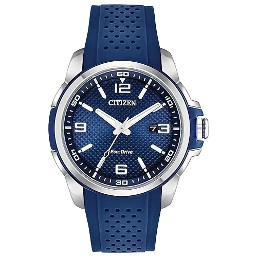Drive from Citizen Mens Blue Strap Watch Aw1158-05l, One Size