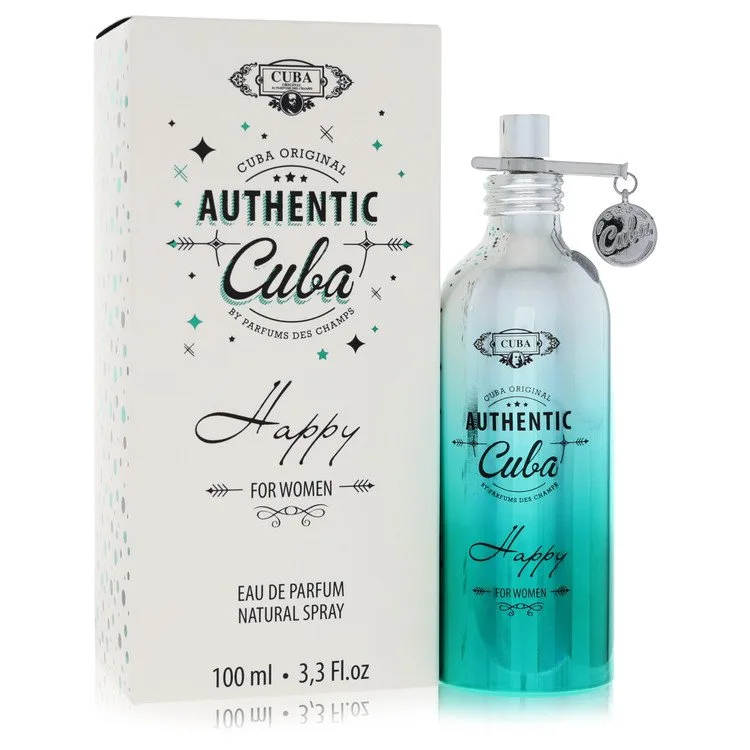 Cuba Authentic Happy Perfume by Fragluxe 3.3 oz EDP Spray for Women