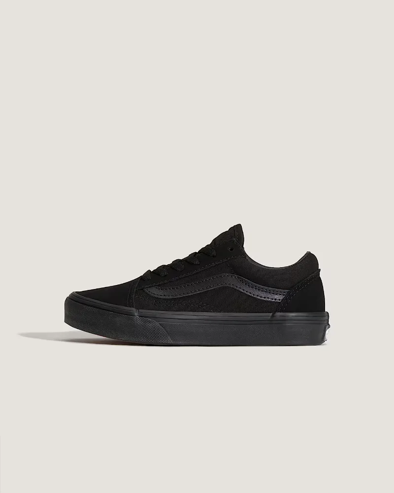 Vans - Kinder Old Skool Schuhe (4-8 Jahre), Schwarz, Größe: 30