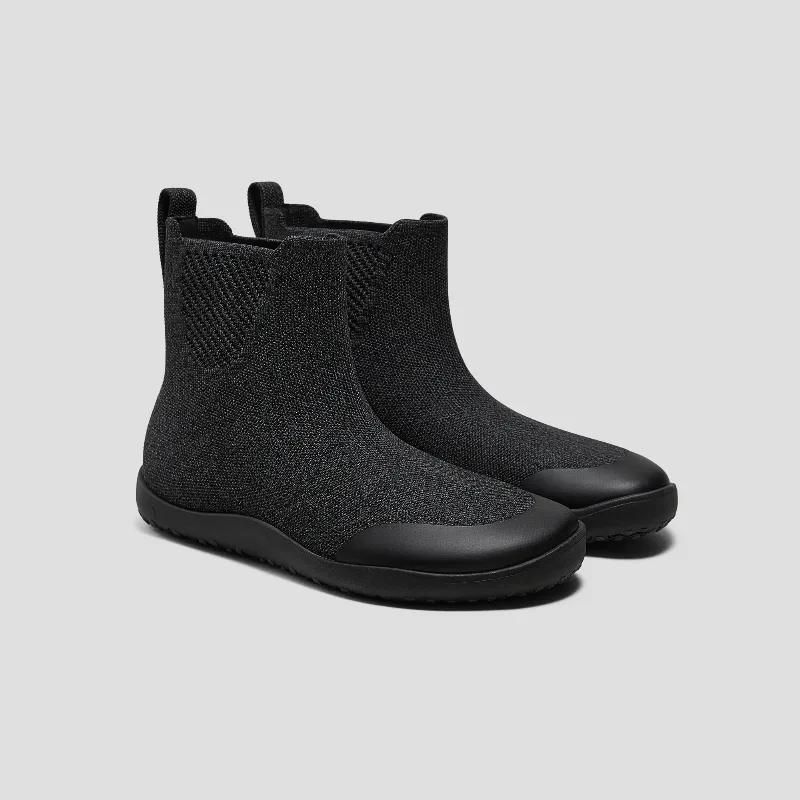 VIVAIA Round-Toe Barefoot Sneakers (Milo)|BLACK/CHARCOAL WATER RPT|US 5.5