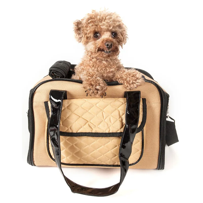 Pet Life Mystique Carrier - Dog And Cat Travel in Brown | PetSmart
