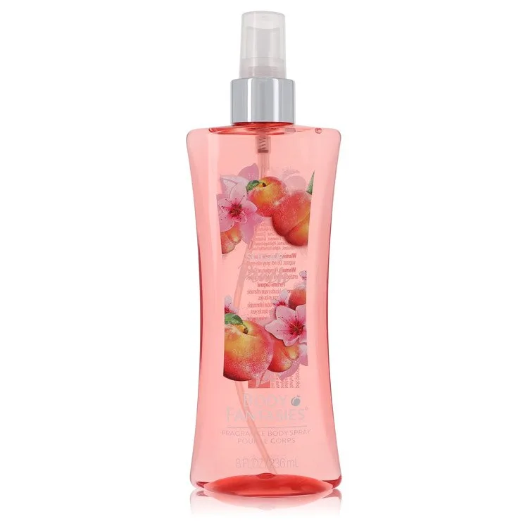 Body Fantasies Signature Sugar Peach Perfume 8 oz Body Spray for Women