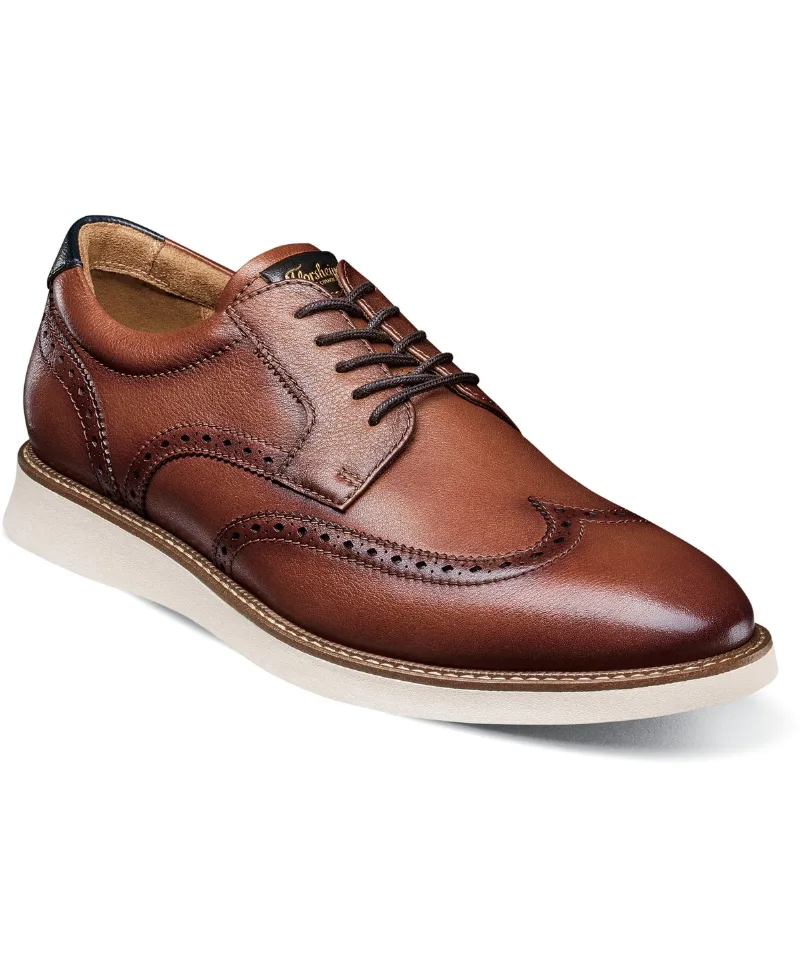 Florsheim Men's Launch Wingtip Oxford - Cognac multi