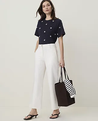 Ann Taylor Weekend Straight Ankle Pant