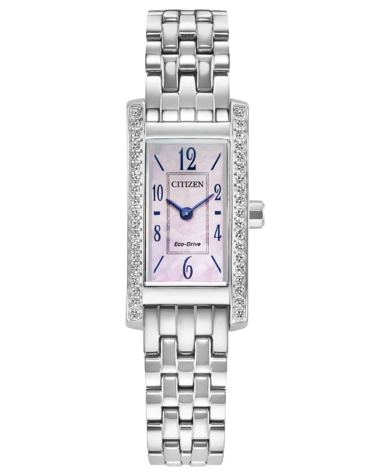 Citizen Women's Classic Petite Palidoro Silver-Tone Stainless Steel Bracelet Watch, 28.3mm - Silver-tone