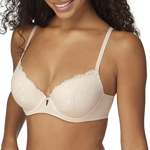 Maidenform Your Lift Demi Push Up T-Shirt Push Up Bra Dm1195, C, Beige