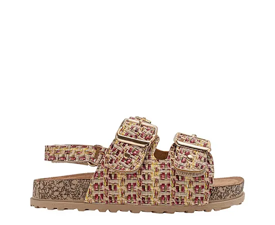 Bebe Girls Little-Big Kid Footbed Sandal