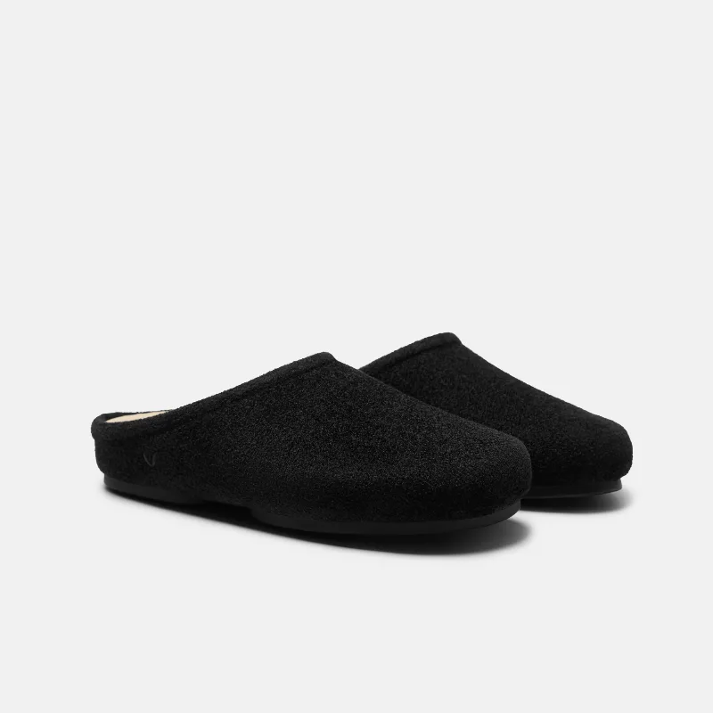 VIVAIA Round-Toe Clog Mules (Buna)|BLACK VELVET|EU 43