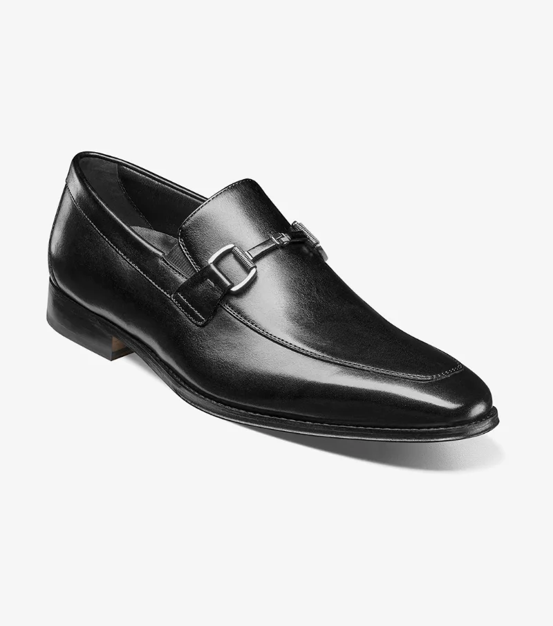 Florsheim Shoes Jacobi Moc Toe Bit Slip On Black Size 7