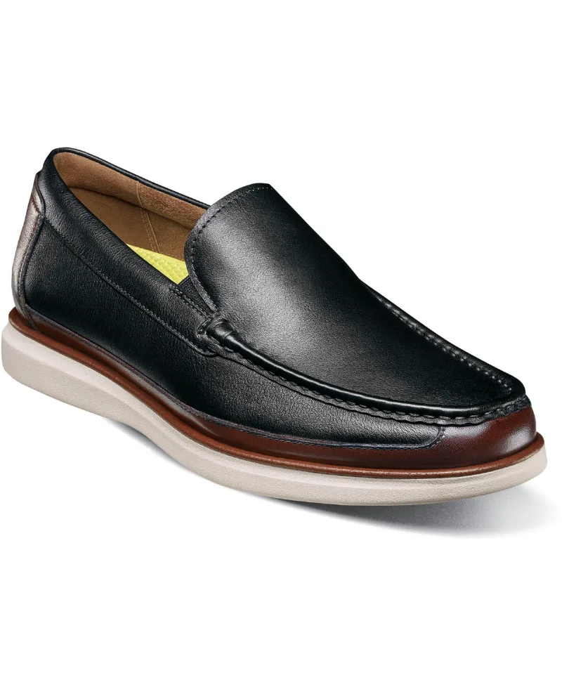 Florsheim Men's Tropics Moc Toe Venetian Loafer - Black multi