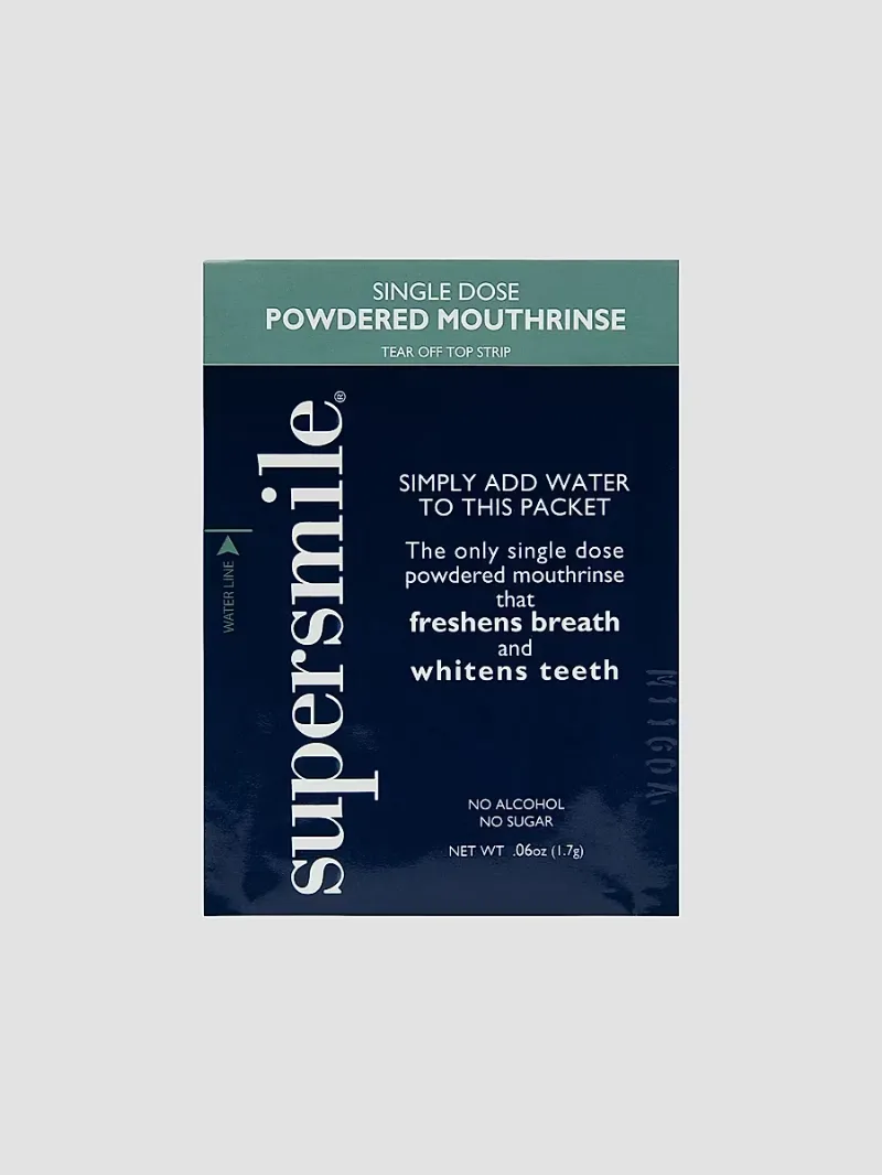 Supersmile by Supersmile Single Dose Powdered Mouthrinse (No Alcohol/Sugar) -60x1.7g/0.06OZ for WOMEN