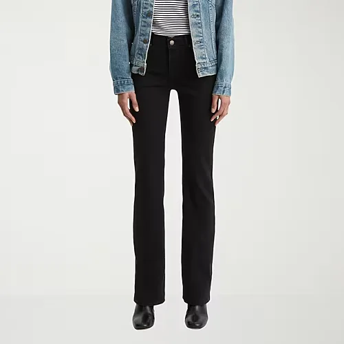 Levi's Womens Mid Rise Classic Bootcut Jean, 8, Black
