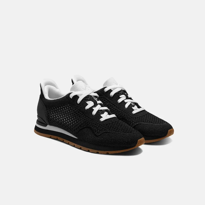 VIVAIA Unisex Slip-On Mesh Sneakers (Allday)|BLACK WHITE|EU 40