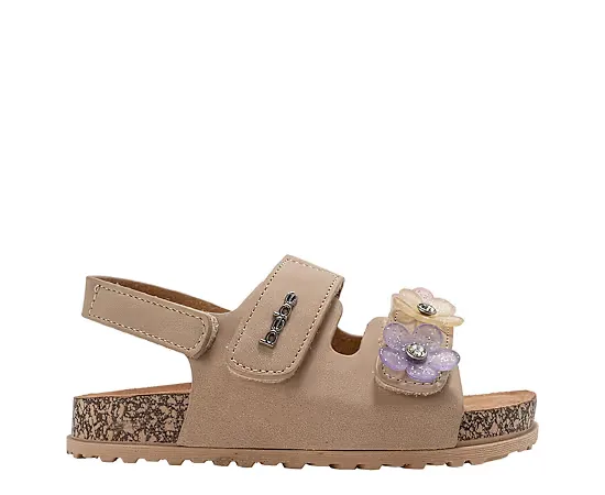 Bebe Girls Little-Big Kid Footbed Sandal
