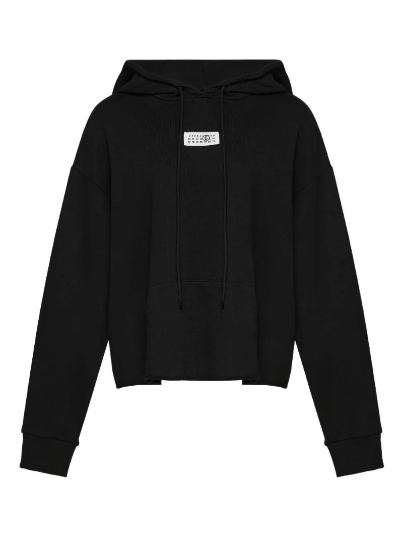 MM6 Maison Margiela Logo Cotton Hoodie