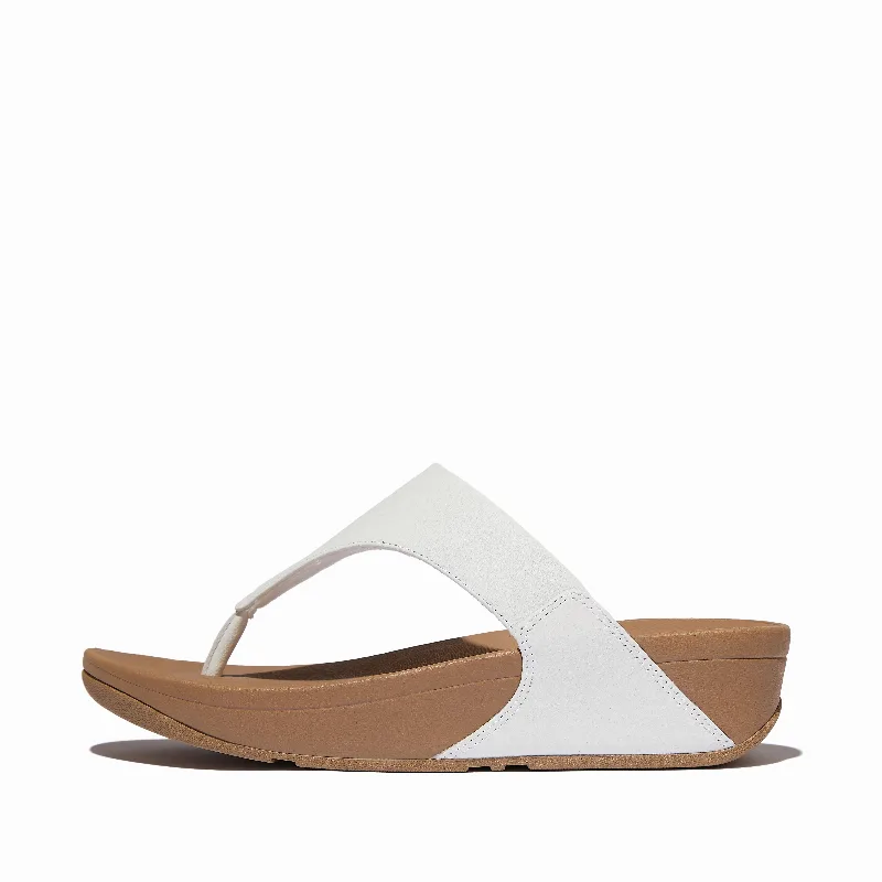 LULU Leather Toe-Post Sandals