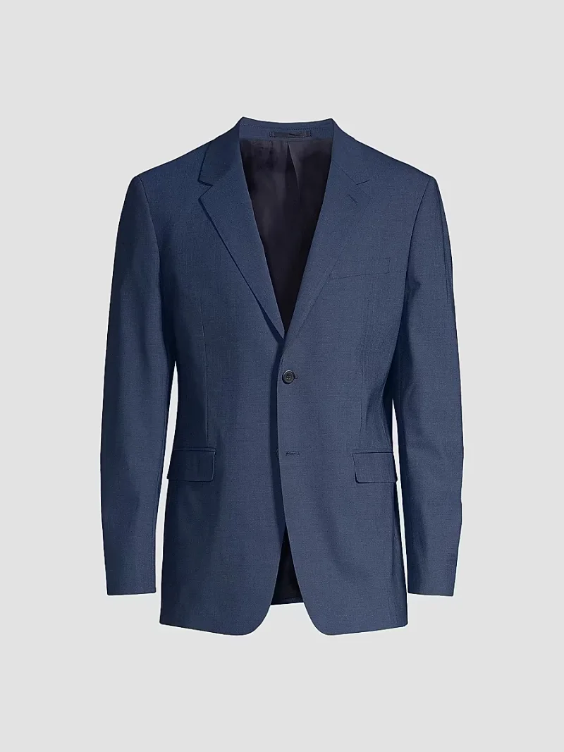 Theory Men's Chambers Slim-Fit Wool Sportcoat - Altitude - Size 40