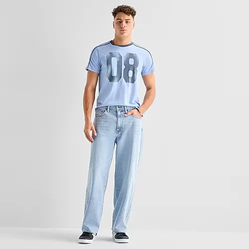 Arizona Mens Baggy Fit Jean, 36 30, Blue