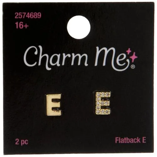 E - Letter Flatback Embellishments