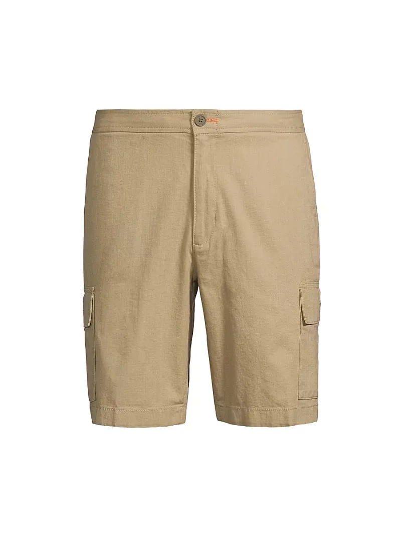 Tommy Bahama Men's Paradise Mid-Rise Cargo Shorts - Chinchilla - Size Small