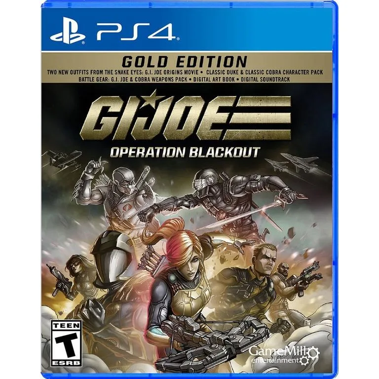GameMill Entertainment G. I. Joe Operation Blackout Gold Edition GameStop Exclusive - PlayStation 4