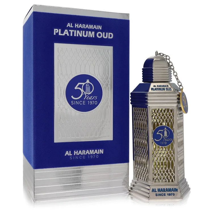Al Haramain 50 Years Platinum Oud Perfume 3.3 oz EDP Spray (Unisex) for Women