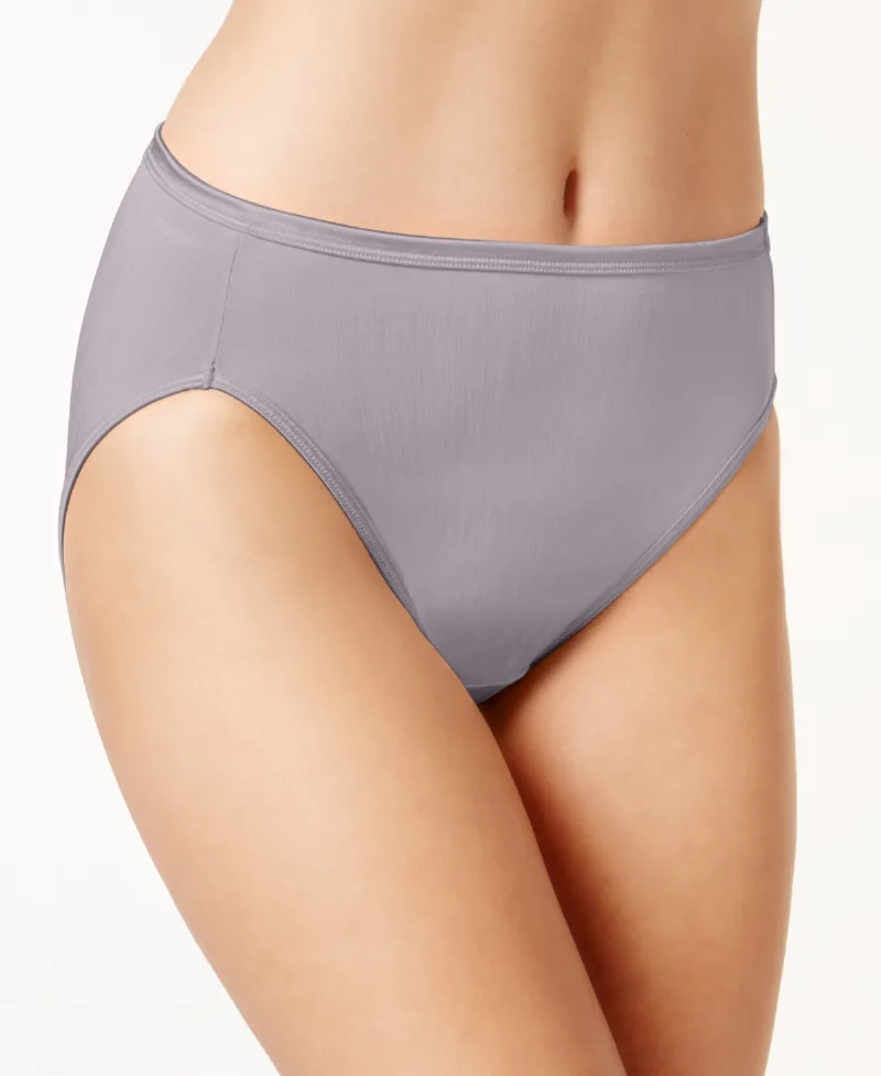 Vanity Fair Illumination Hi-Cut Brief Underwear 13108, also available in extended sizes - Steel Violet