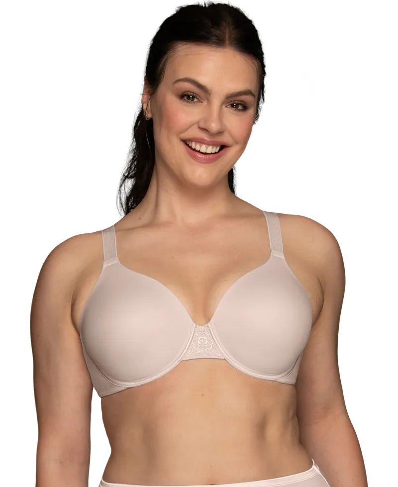 Vanity Fair Beauty Back Smoothing Full-Figure Contour Bra - Sheer Quartz