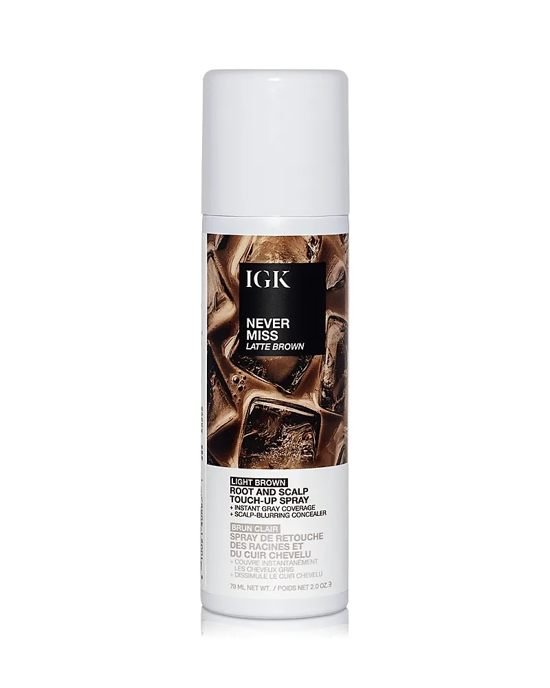 Igk Hair Never Miss Root & Scalp Touch Up Spray - Blackout 2 oz.