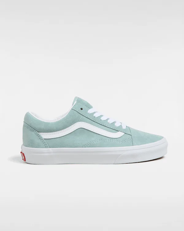 Vans - Old Skool Pig Suede Shoes, Man, Blue, Size: 37