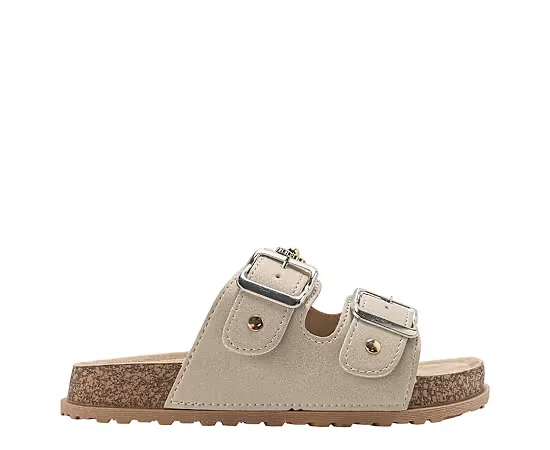 Bebe Girls Little-Big Kid Footbed Sandal