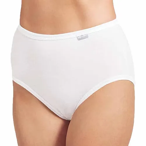 Jockey Plus Size Elance Brief - 3 Pack- 1486, 8, White
