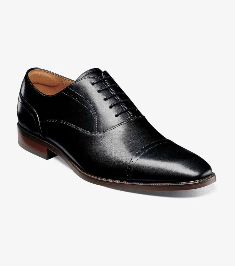 Florsheim Shoes Sorrento Cap Toe Oxford Black Size 9