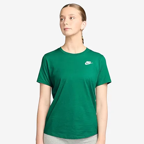 Nike Womens Crew Neck Short Sleeve Active T-Shirt, X-small, Green