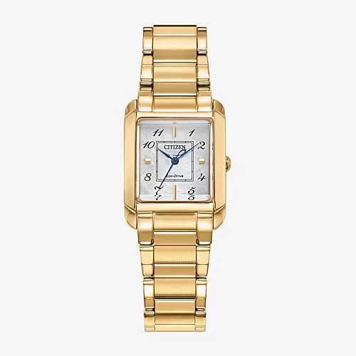 Citizen Bianca Womens Gold Tone Stainless Steel Bracelet Watch Ew5602-57d, One Size