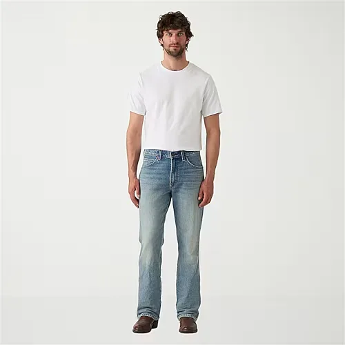 Levi's Mens 537 Western Boot Jean, 33 30, Blue