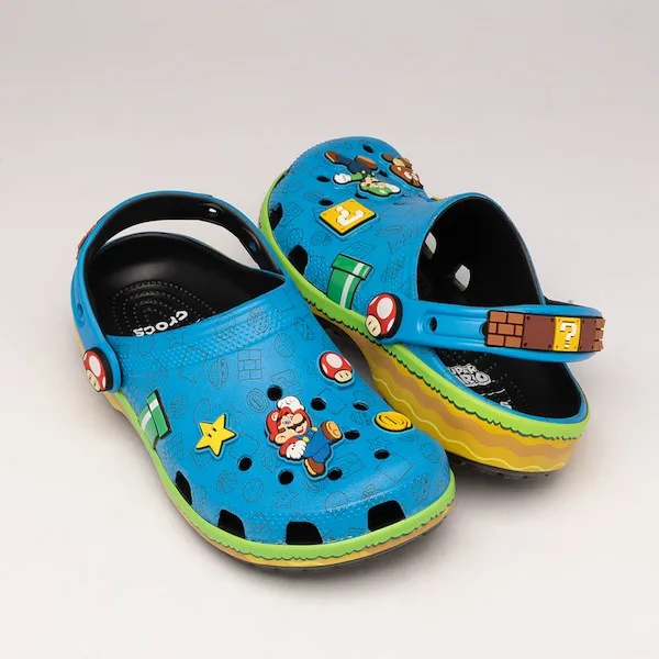 Super Mario Crocs Classic Clog - Little Kid / Big Kid - Multicolor
