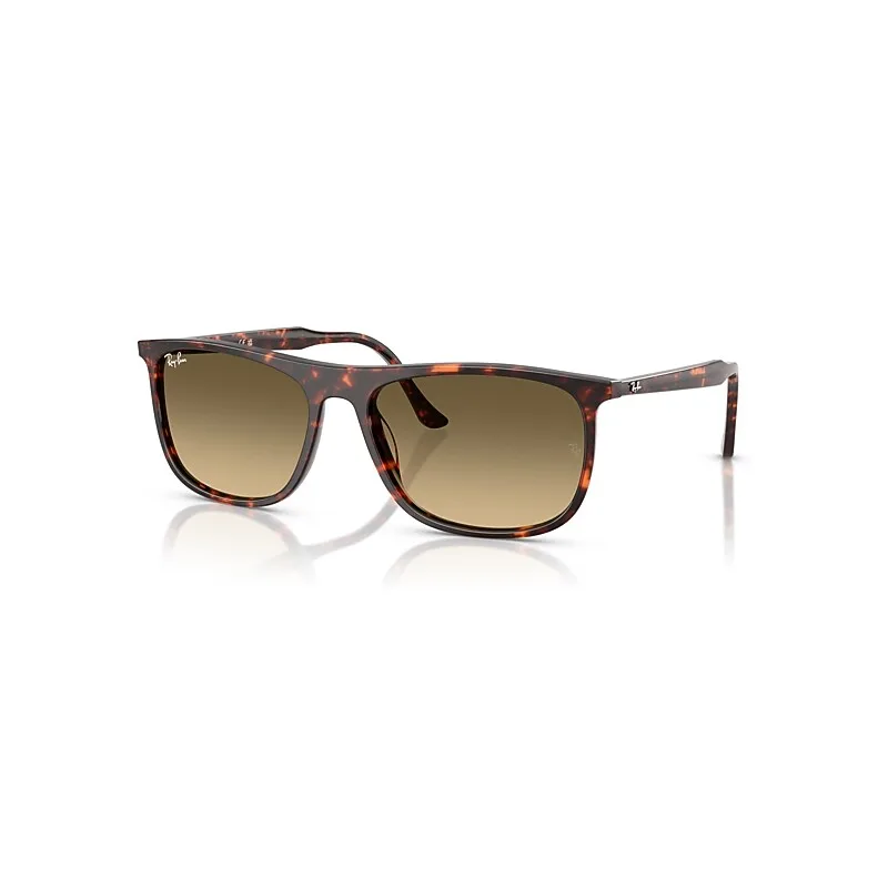 Ray-Ban Rb2216 Sunglasses Havana Red Tortoiseshell Frame Brown Lenses 58-18