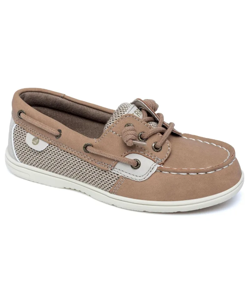 Sperry Girl's ( 1 to 13.5 ) Shoresider Boat Shoe ) - Linen