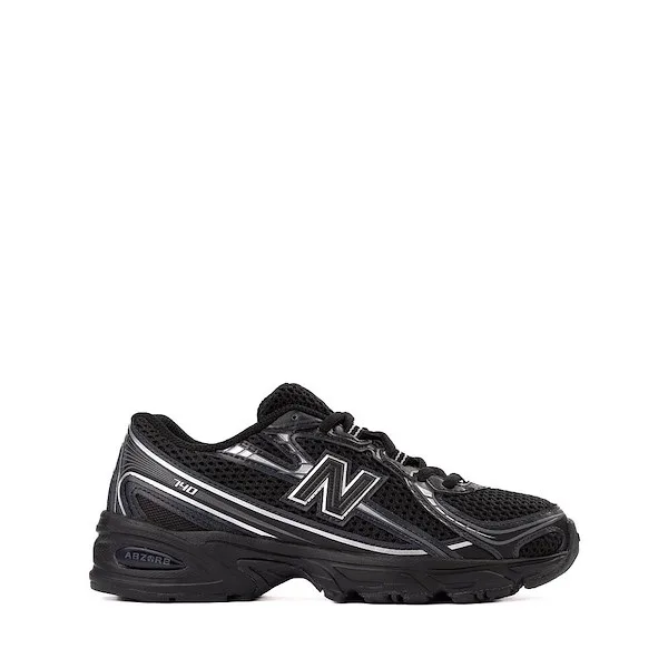 New Balance 740 Athletic Shoe - Little Kid - Black / Silver Metallic