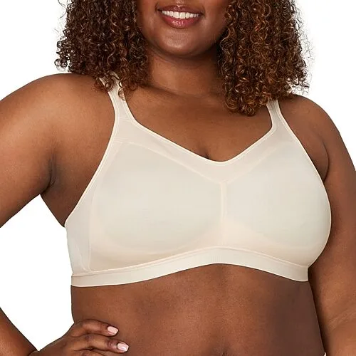 Playtex 18 Hour Active Breathable Comfort Full Coverage Wireless Full Coverage Bra 4159, Dd, Beige