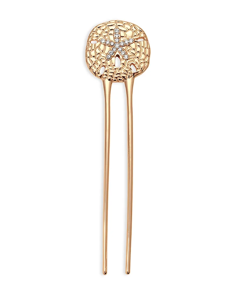Ettika Crystal Sand Dollar Hair Pin