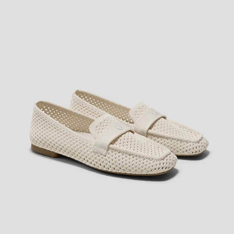 VIVAIA Square-Toe Icon Loafers (Silvie)|PALE APRICOT|US 8